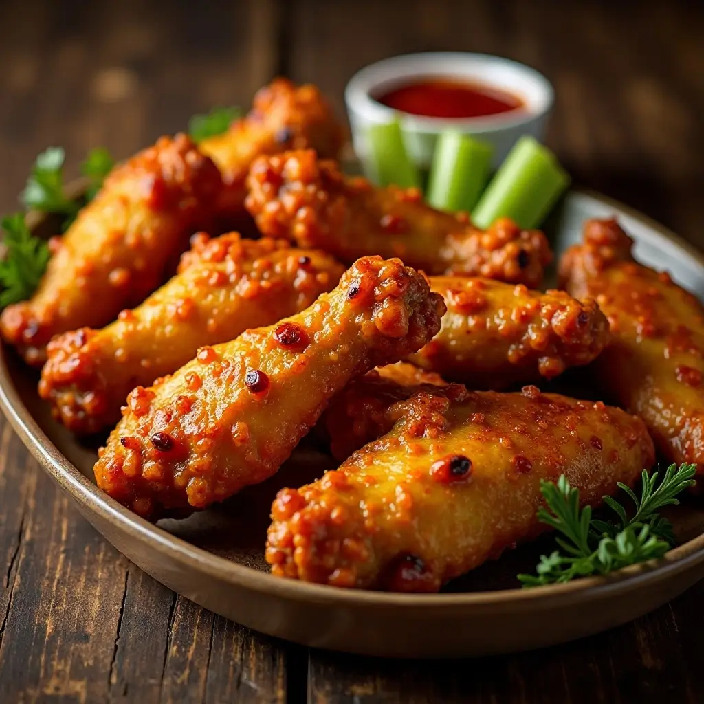 Air Fryer Frozen Chicken Wings Recipe