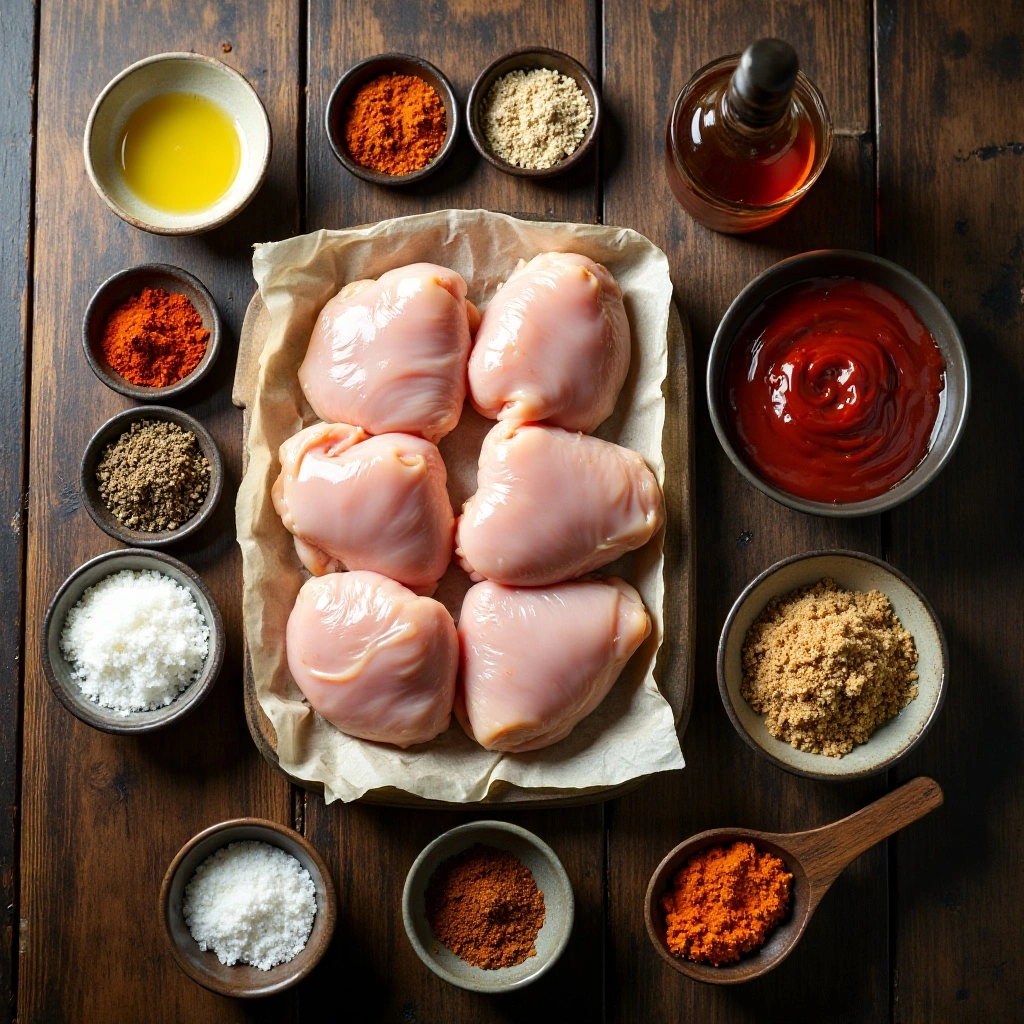 Air Fryer BBQ Chicken Thighs