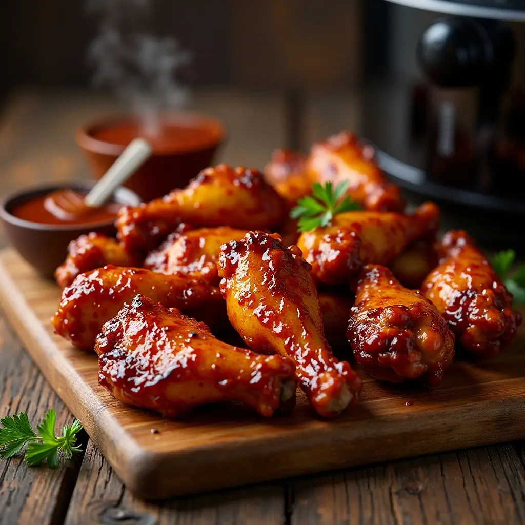 Air Fryer BBQ Wings
