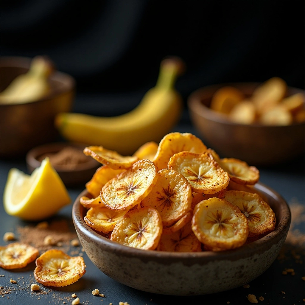 Air Fryer Banana Chips