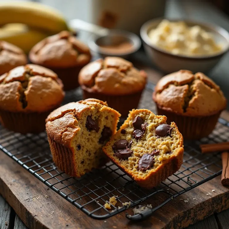 Air Fryer Banana Muffins