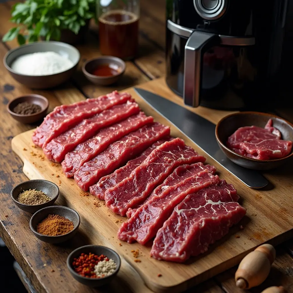 Air Fryer Beef Jerky