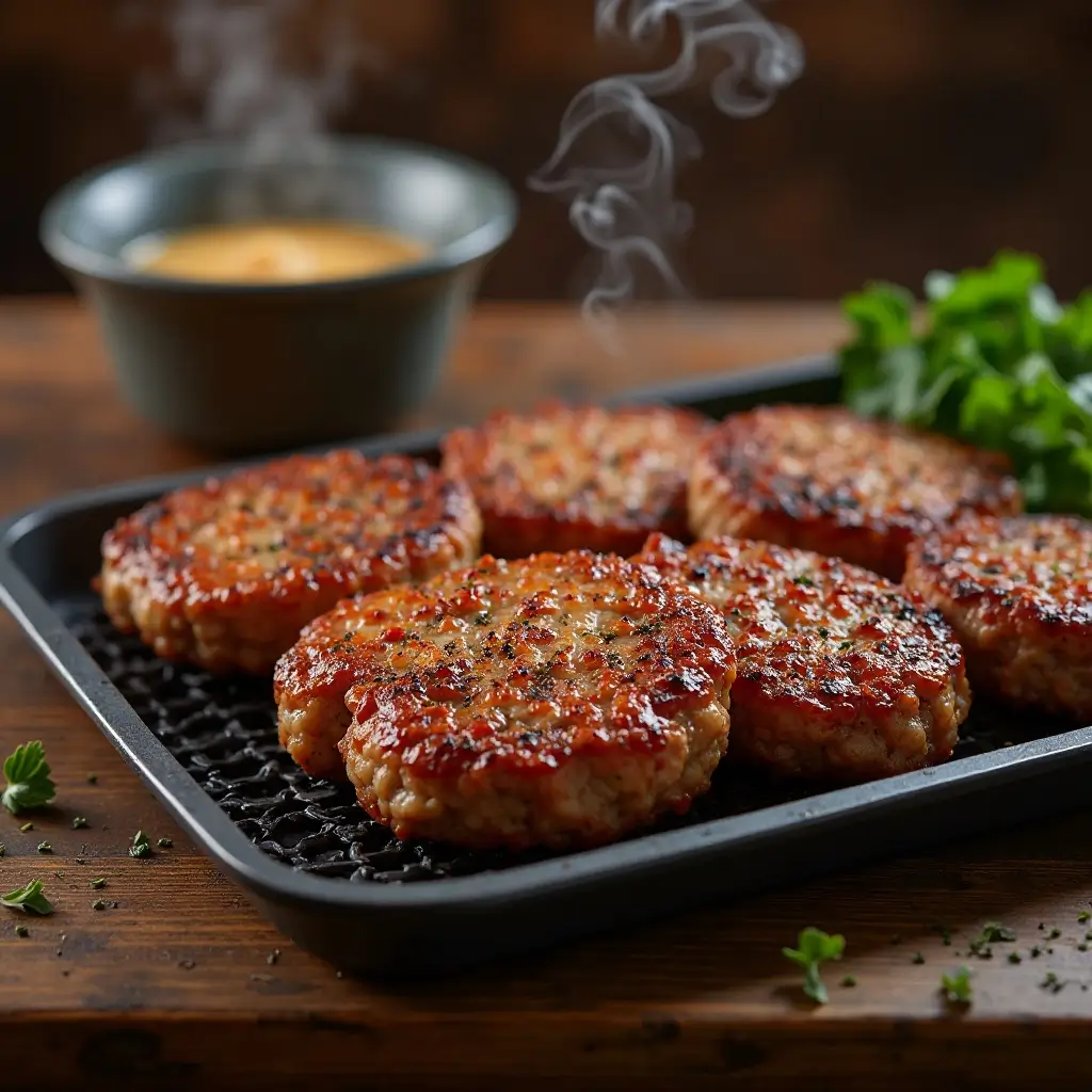 Air Fryer Beef Patties