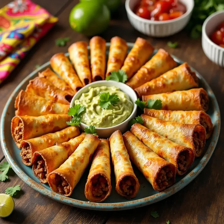 Air Fryer Beef Taquitos