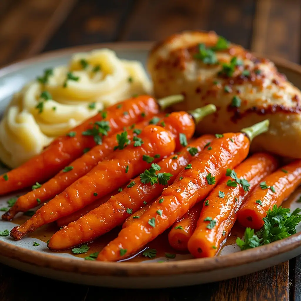 Air Fryer Carrots Honey