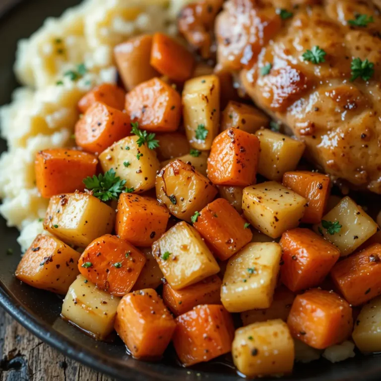 Air Fryer Carrots and Parsnip