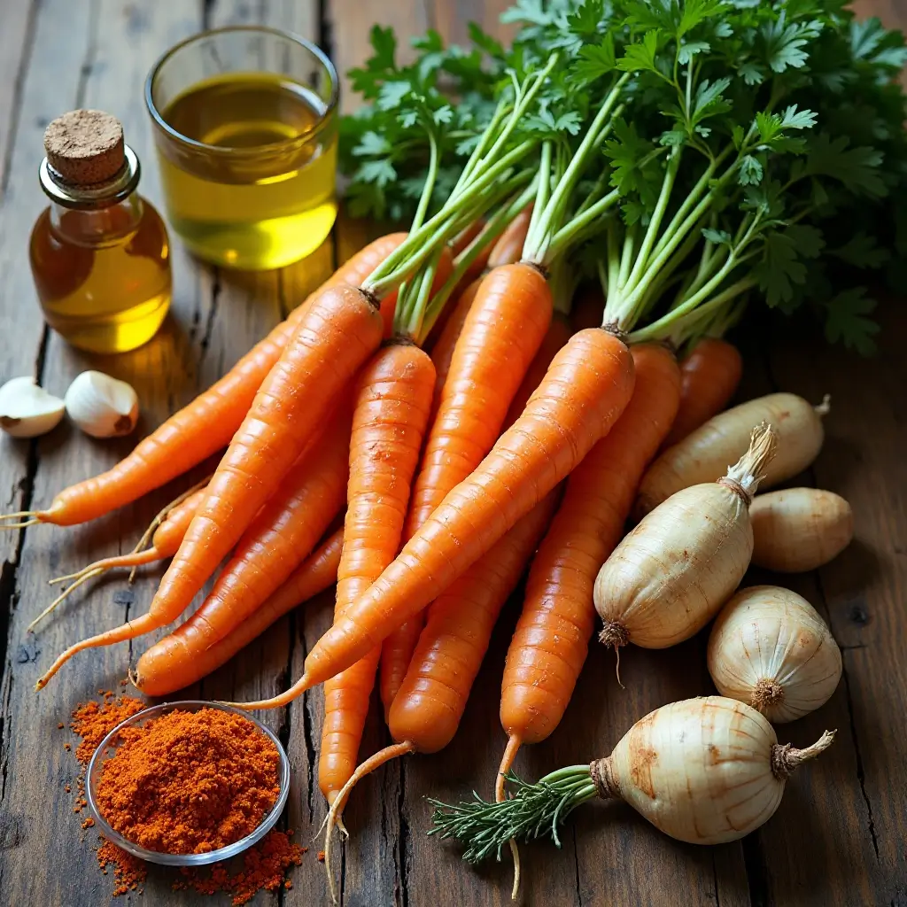 Air Fryer Carrots and Parsnips