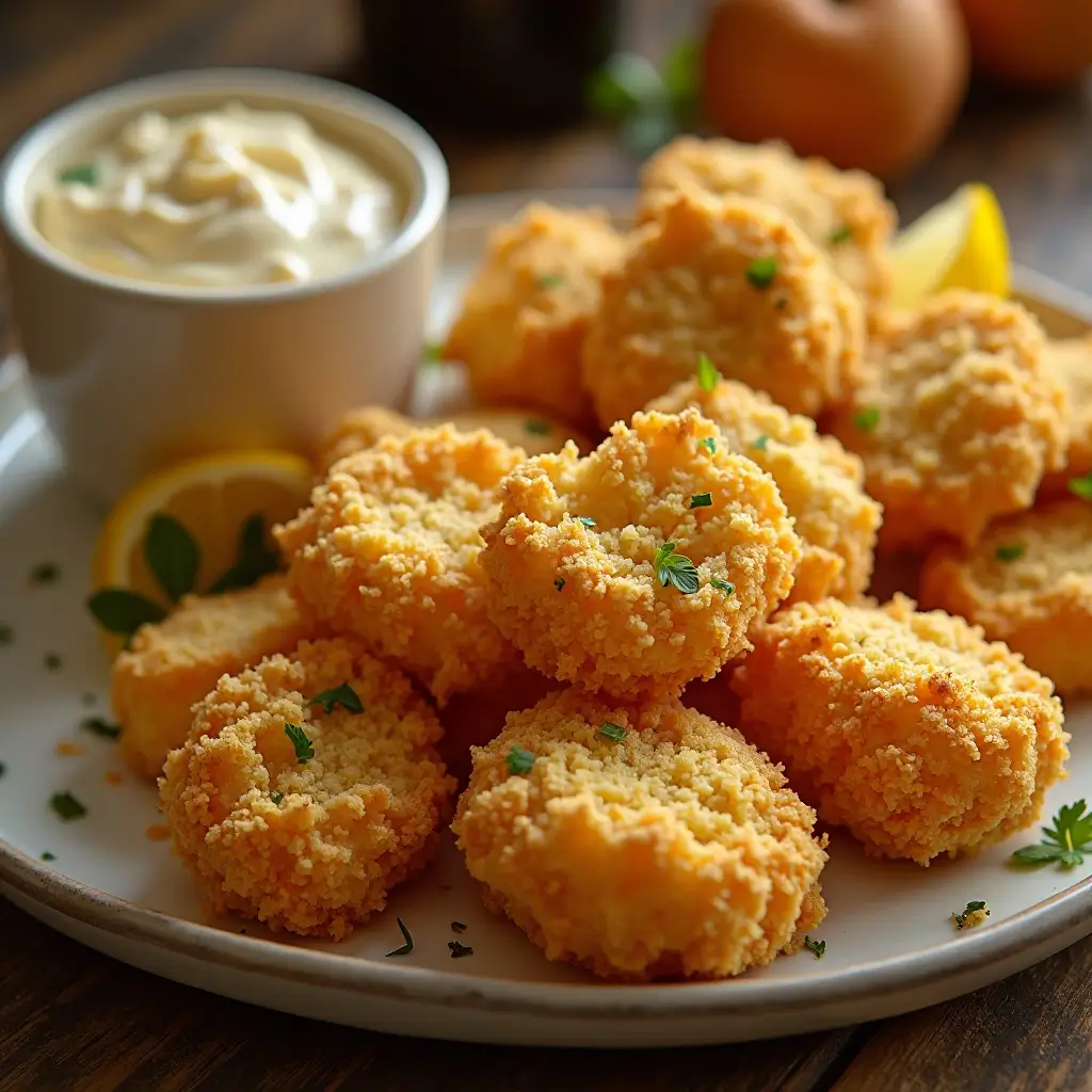 Air Fryer Catfish Nuggets