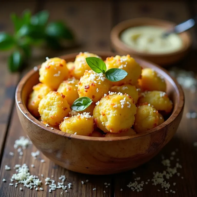 Air Fryer Cauliflower Gnocchi