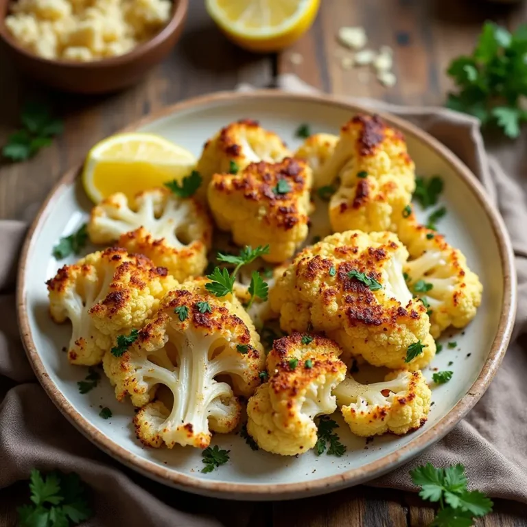 Air Fryer Cauliflower Steaks