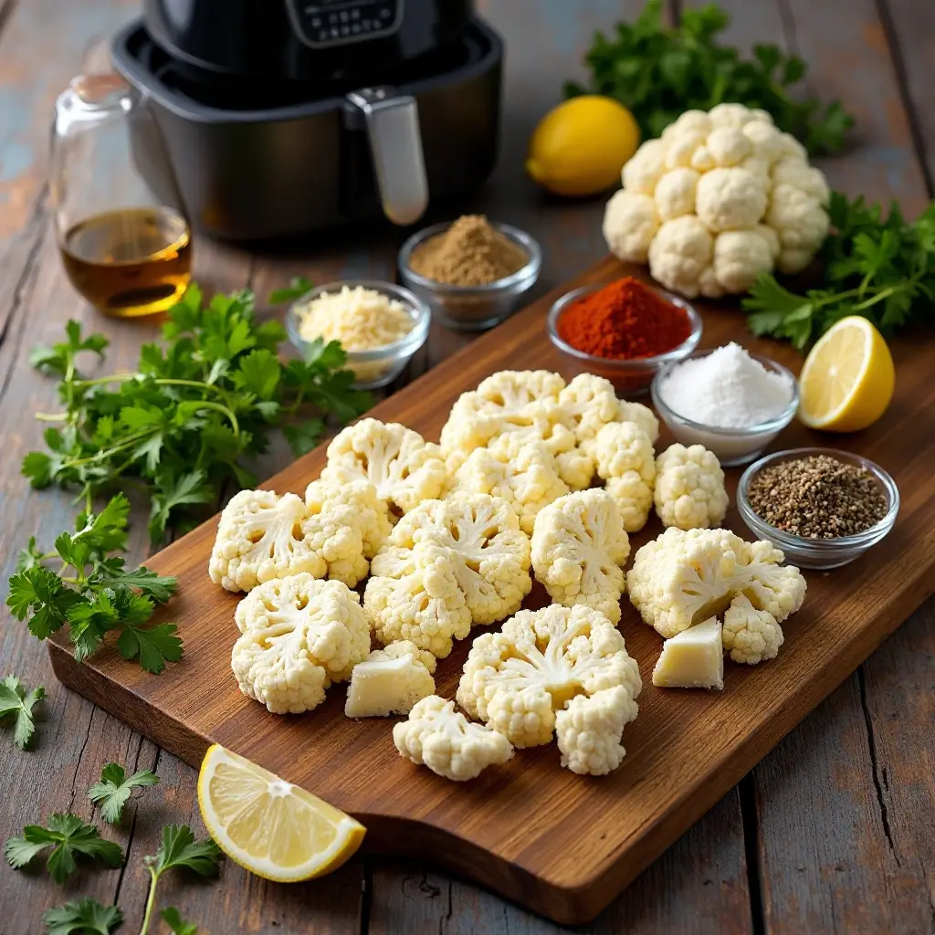 Air Fryer Cauliflower Steaks