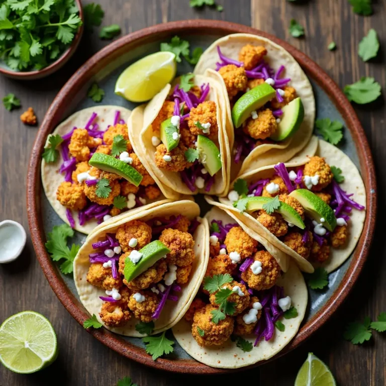 Air Fryer Cauliflower Tacos