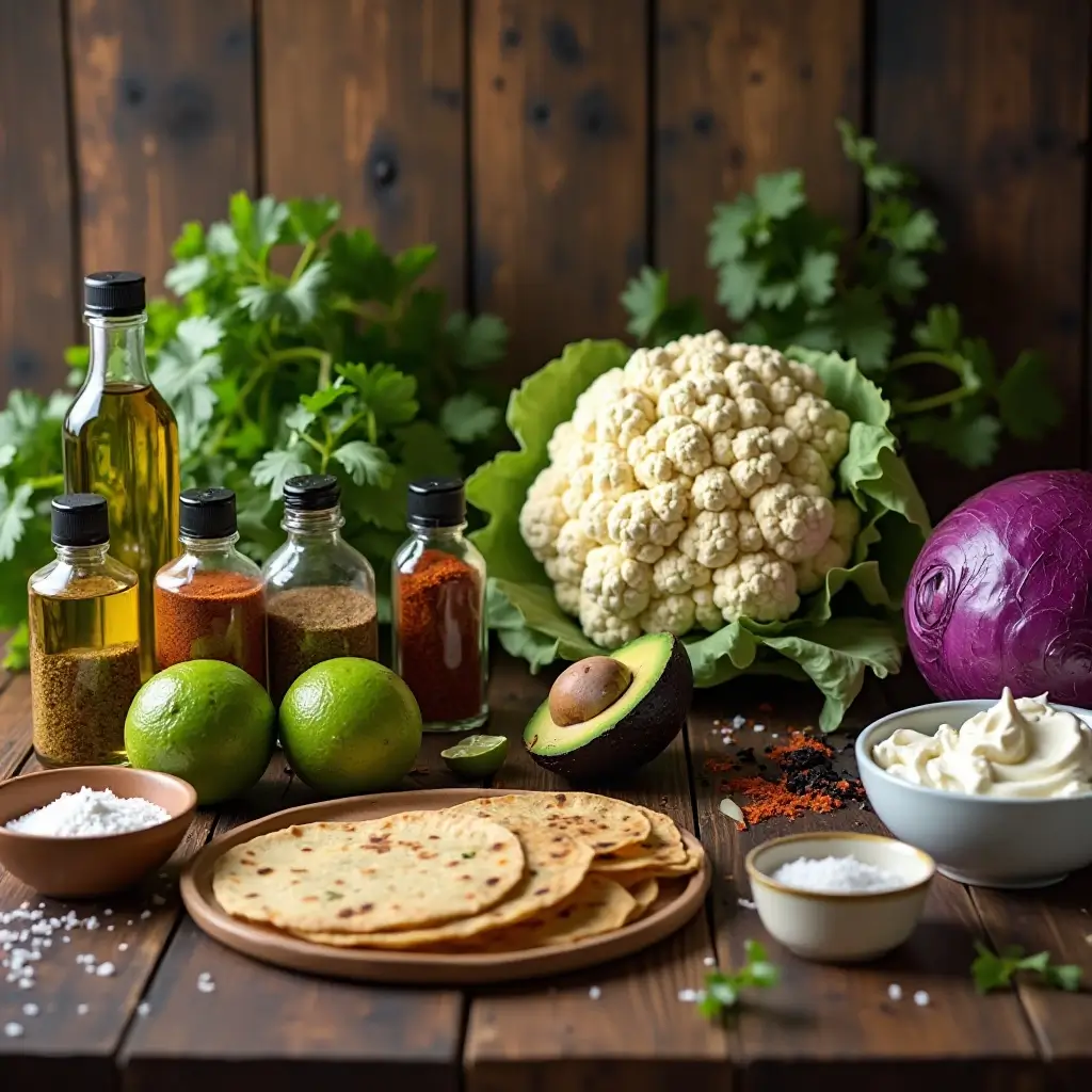 Air Fryer Cauliflower Tacos