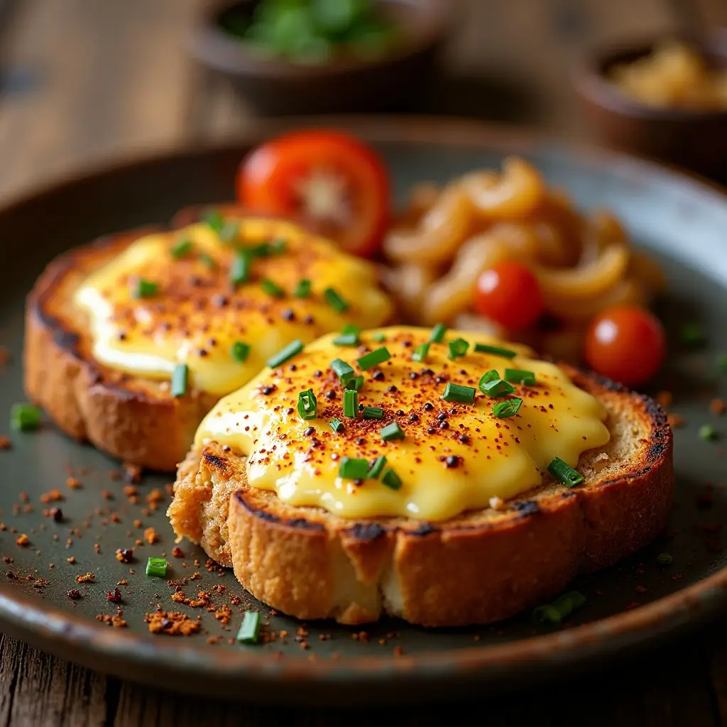 Air Fryer Cheese on Toast