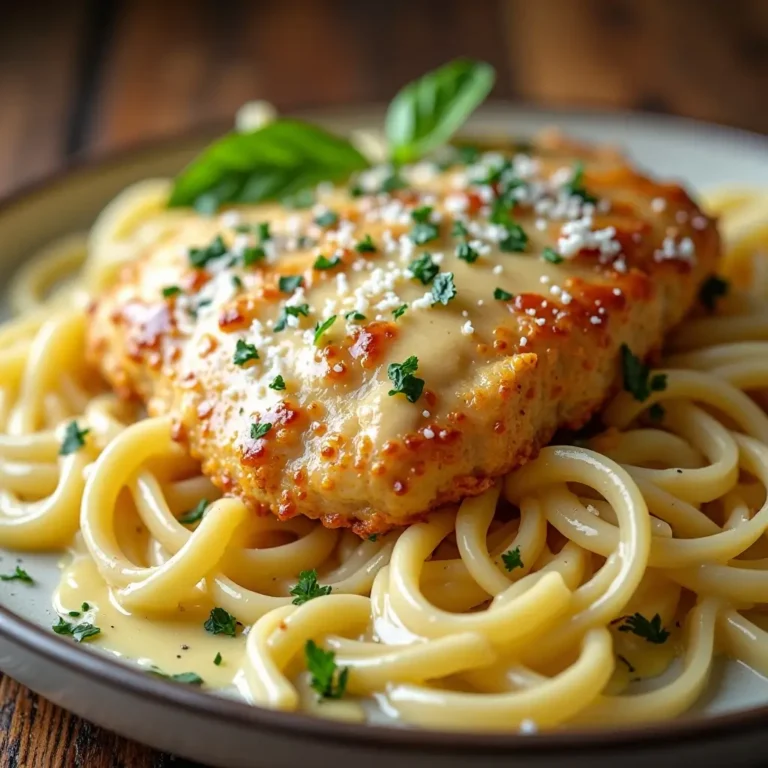 Air Fryer Chicken Alfredo
