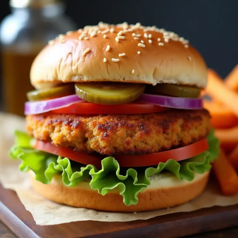 Air Fryer Chicken Burgers