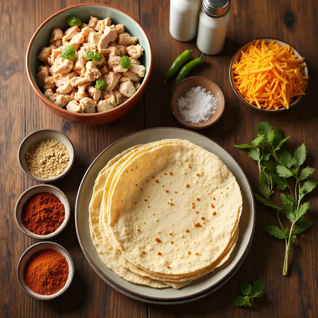Air Fryer Chicken Flautas