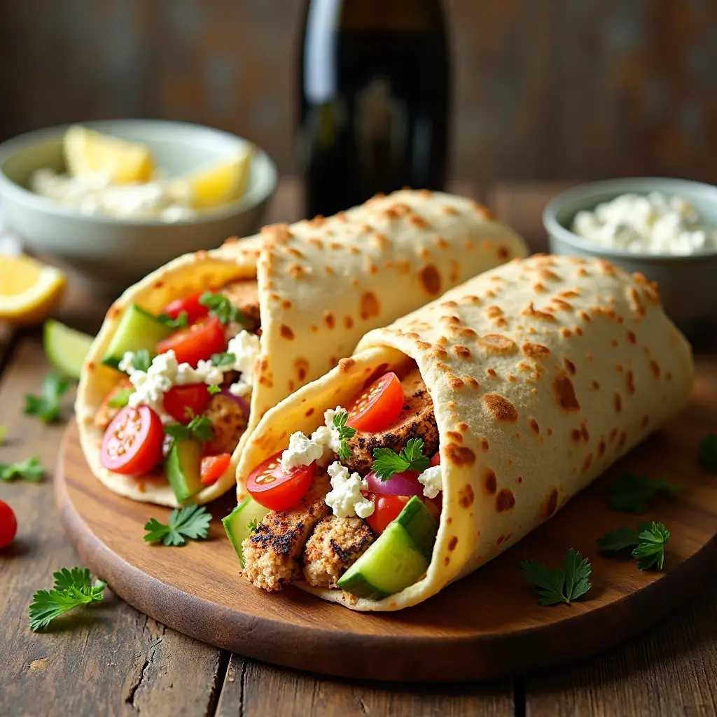 Air Fryer Chicken Gyros