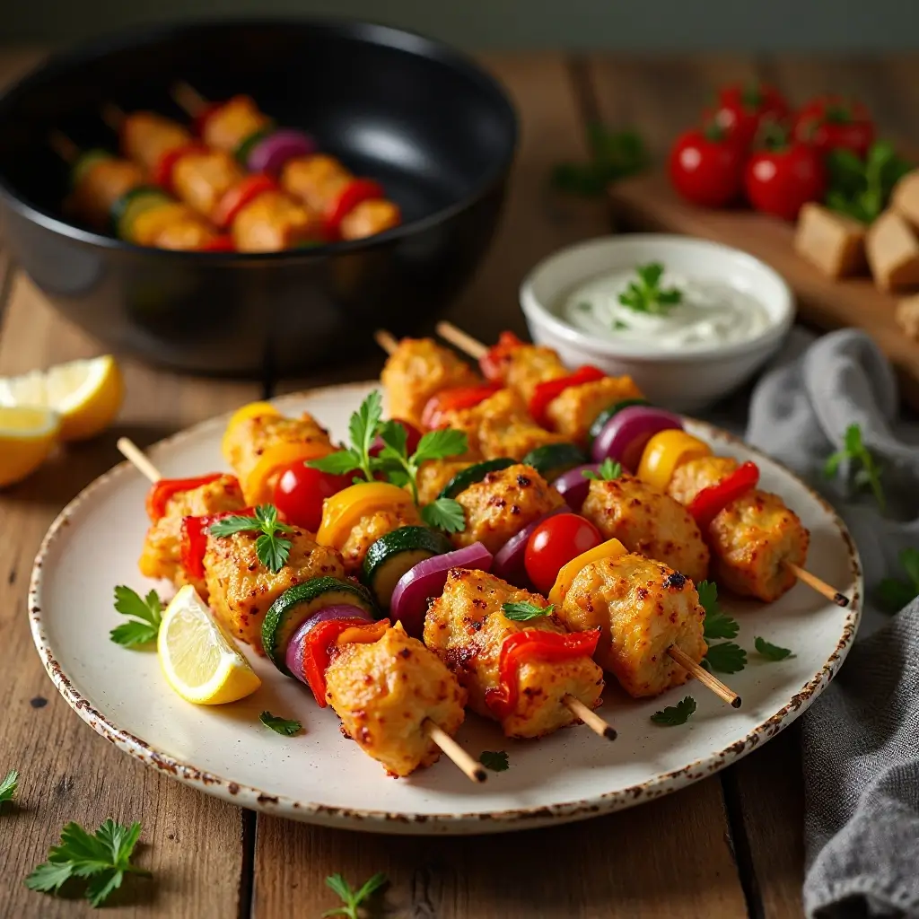 Air Fryer Chicken Kabobs