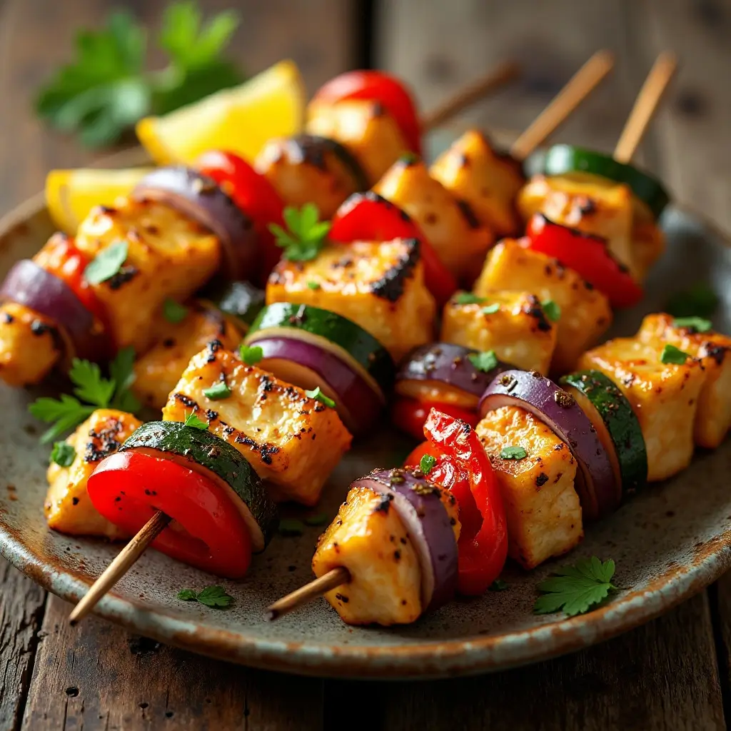Air Fryer Chicken Kebabs