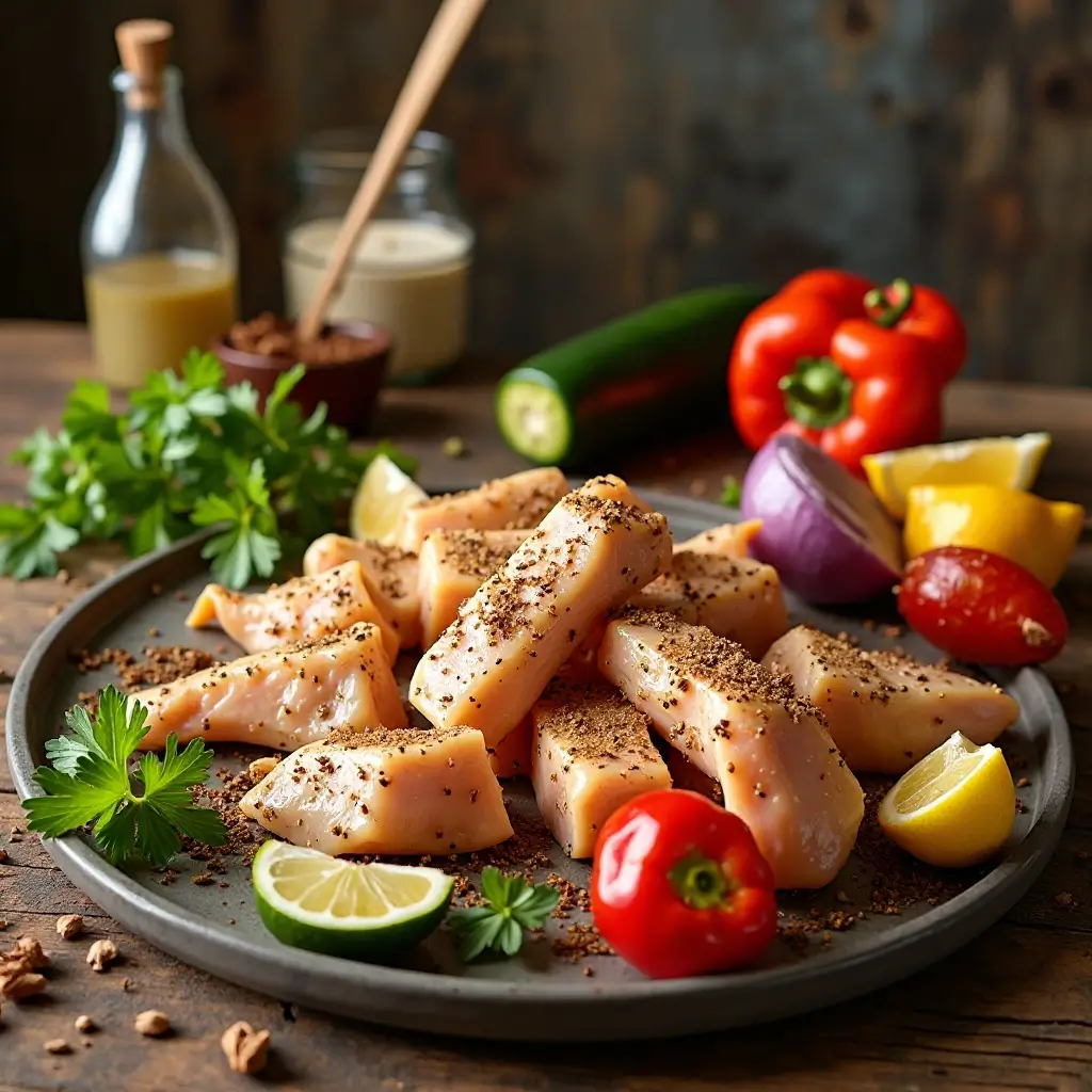 Air Fryer Chicken Kebabs