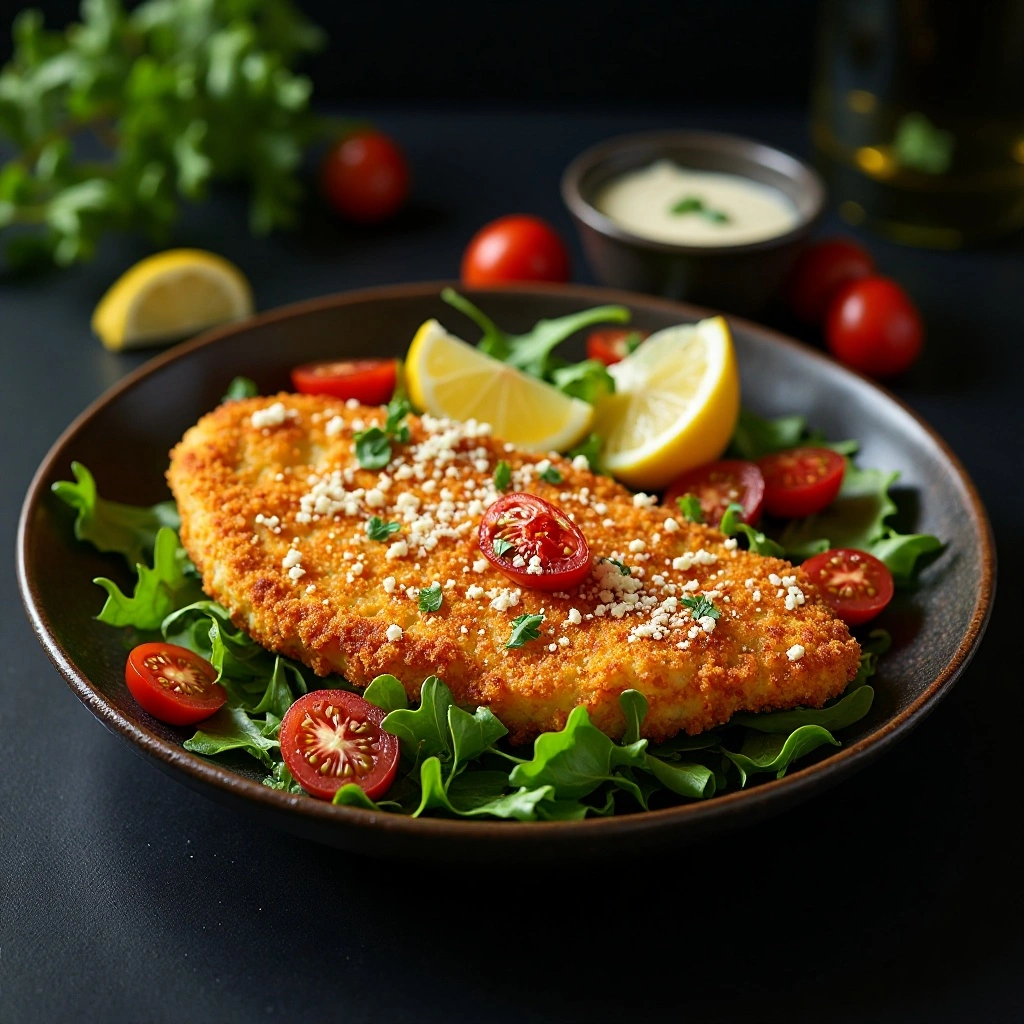 Air Fryer Chicken Milanese