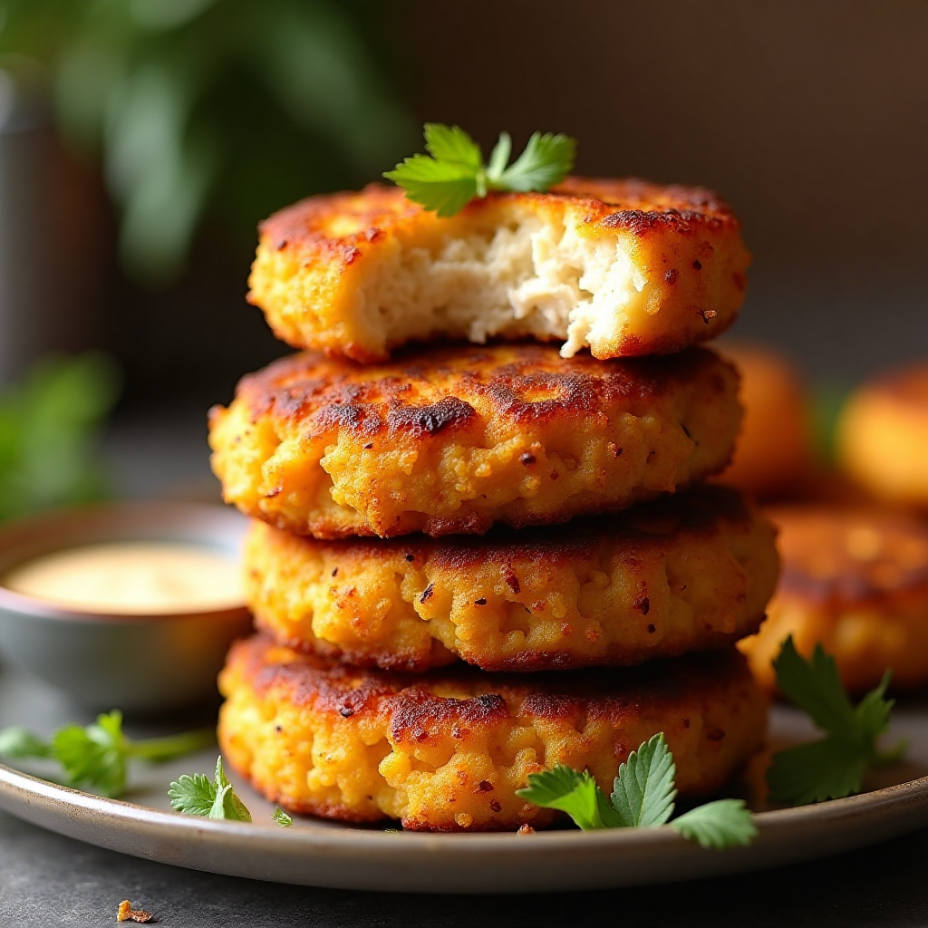 Air Fryer Chicken Patties