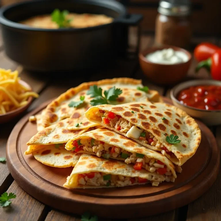 Air Fryer Chicken Quesadilla