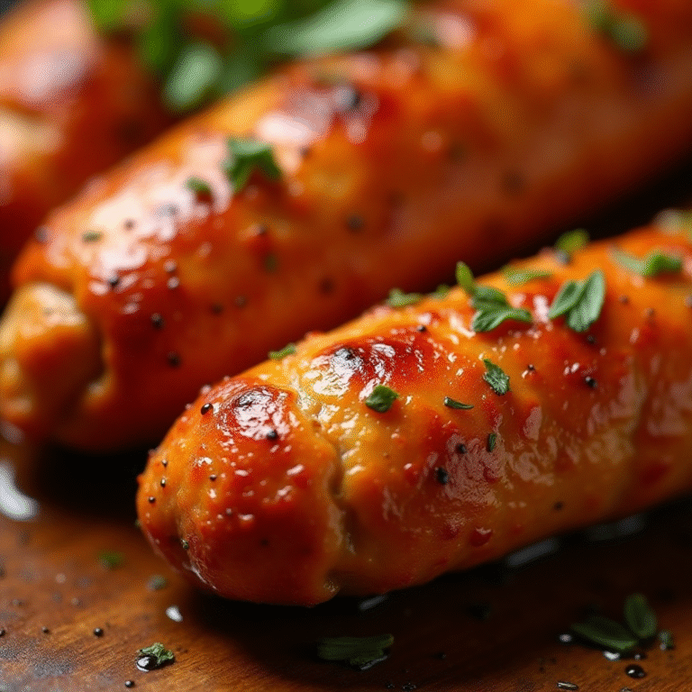 Air Fryer Chicken Sausage