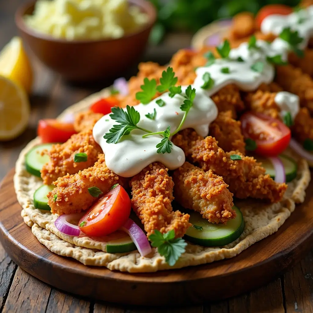Air Fryer Chicken Shawarma
