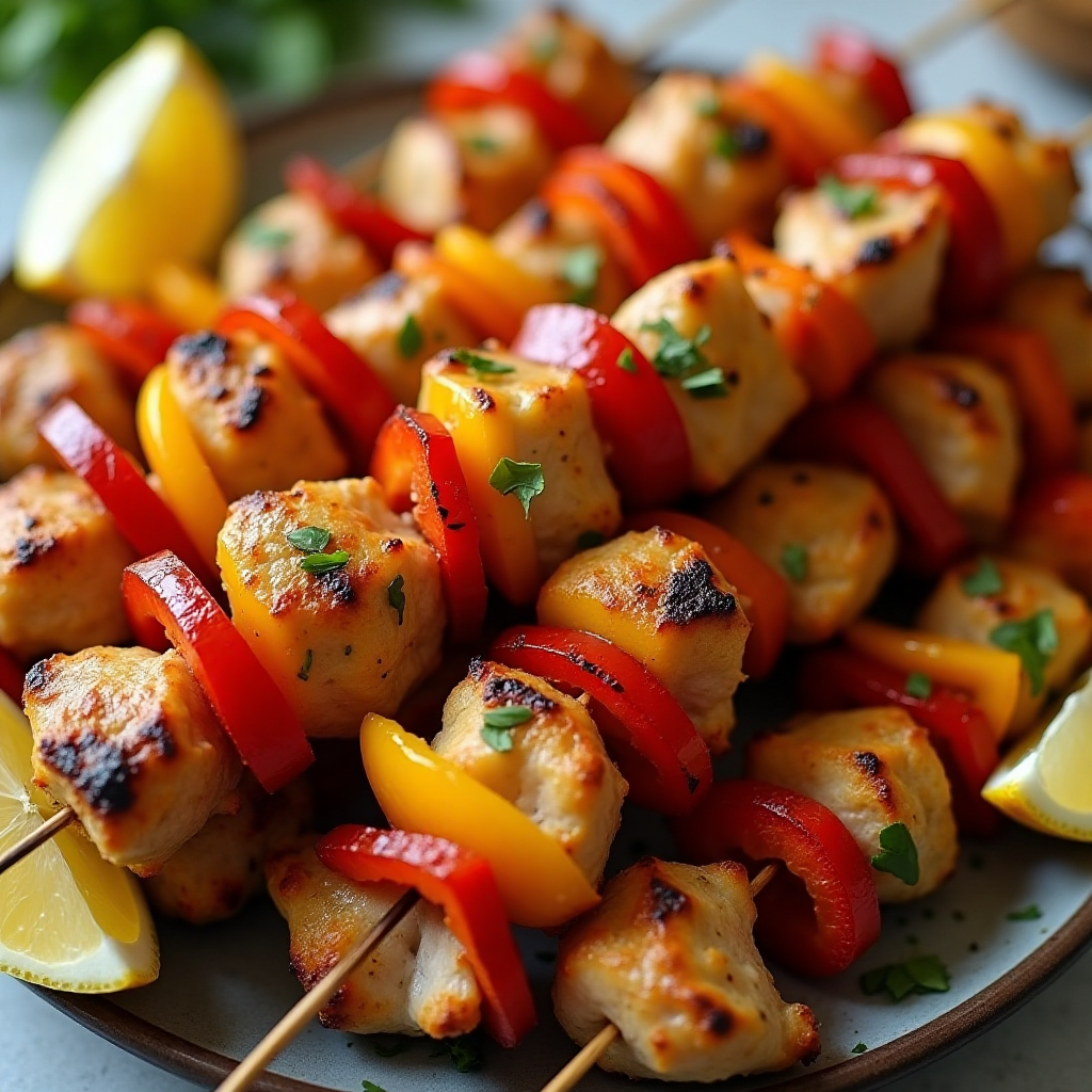 Air Fryer Chicken Skewers