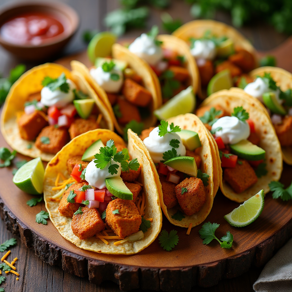 Air Fryer Chicken Tacos