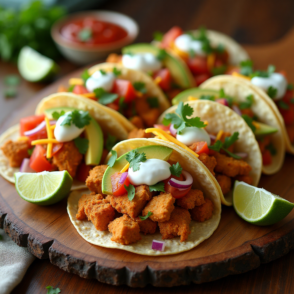 Air Fryer Chicken Tacos