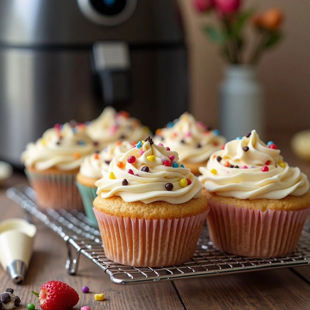 Air Fryer Cupcakes