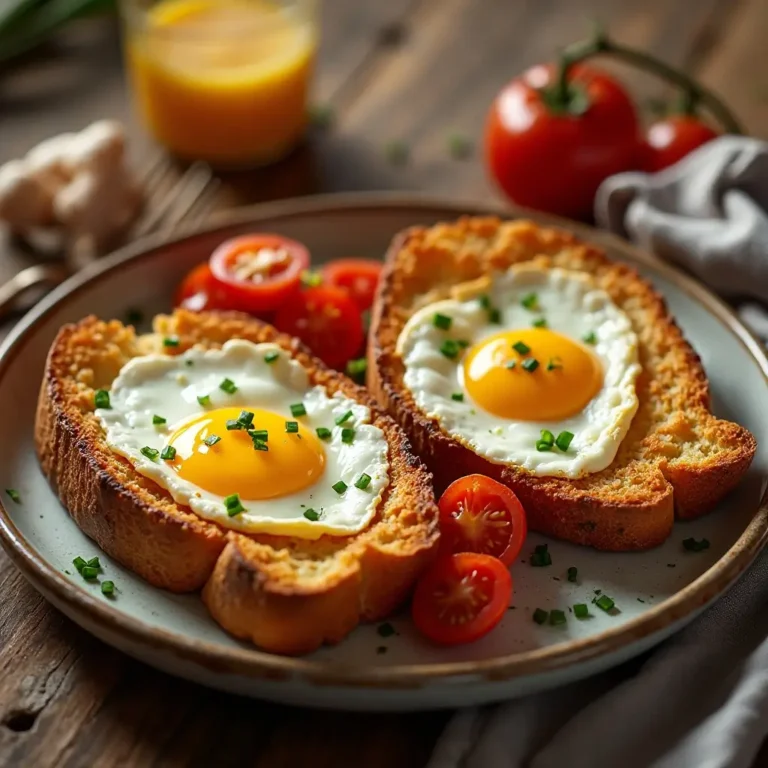 Air Fryer Eggs on Toast