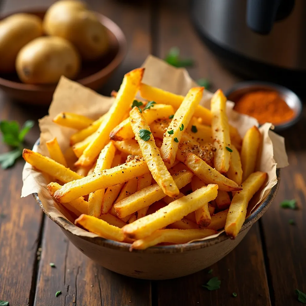 Air Fryer French Fries No Oil