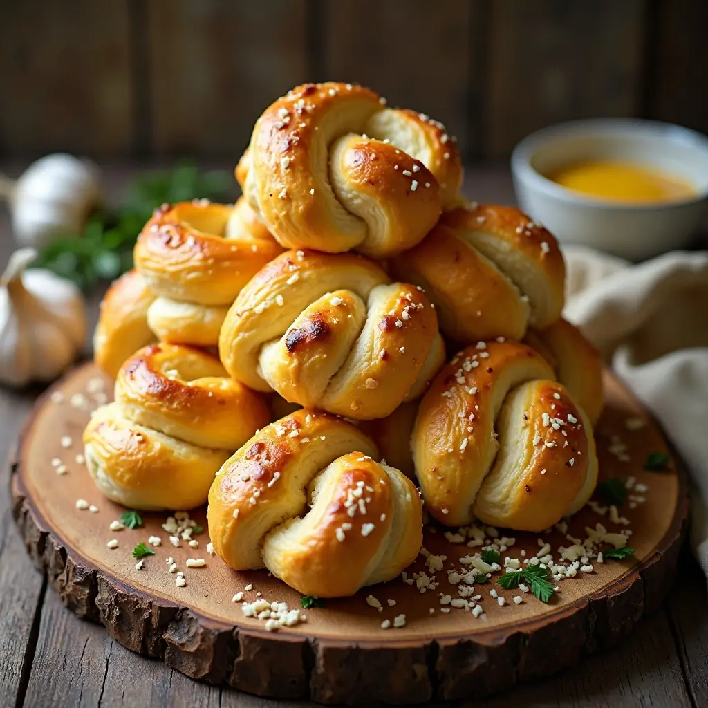 Air Fryer Garlic Knots