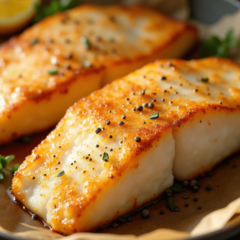 Air Fryer Halibut