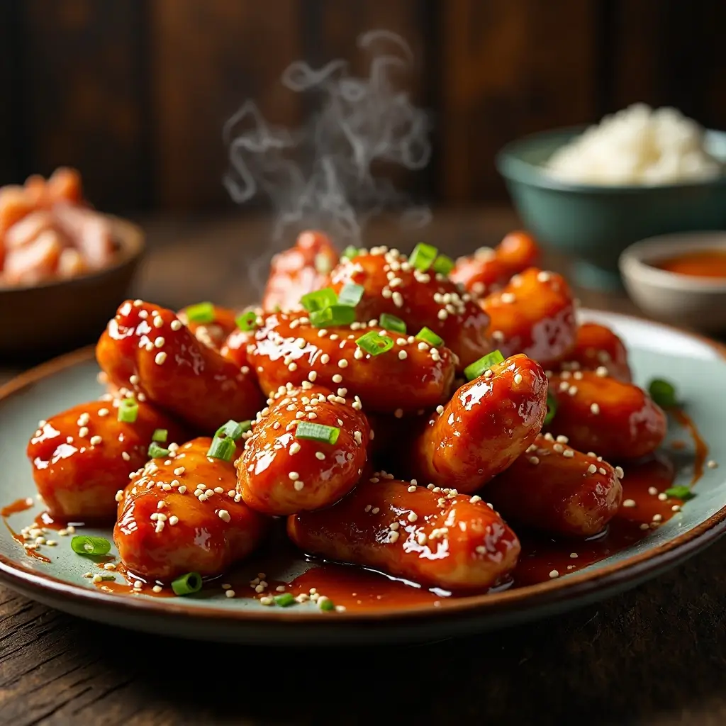 Air Fryer Korean Chicken