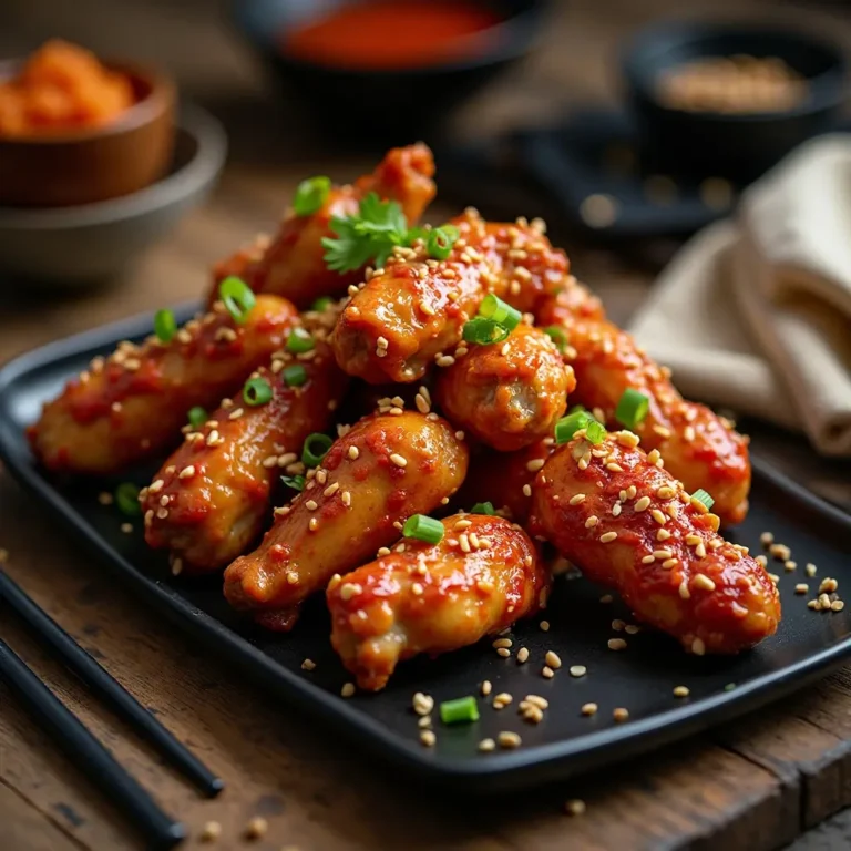 Air Fryer Korean Chicken Wings