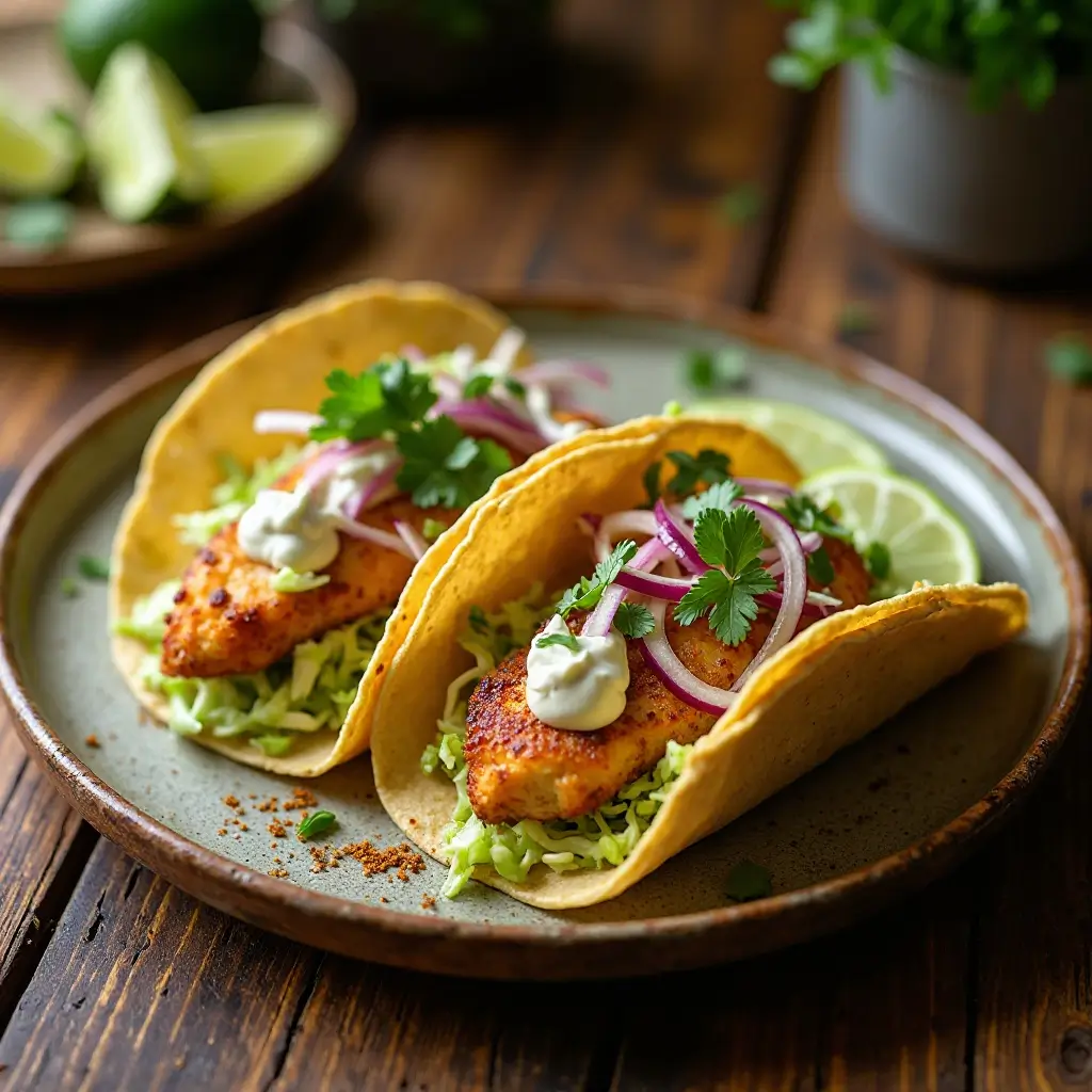 Air Fryer Mahi Mahi Tacos