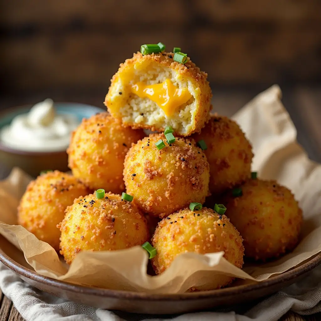Air Fryer Mashed Potato Balls