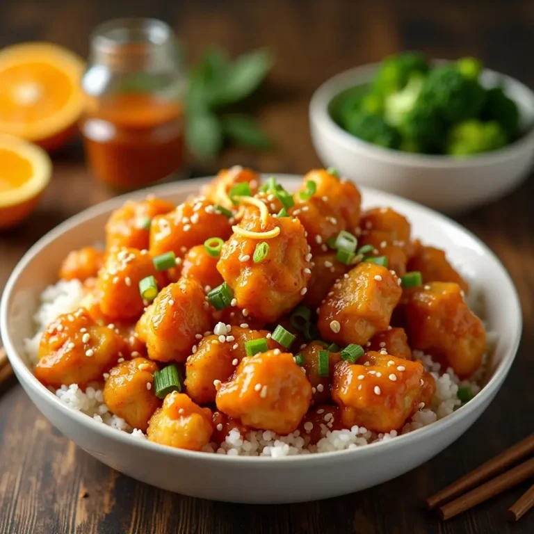 Air Fryer Orange Chicken