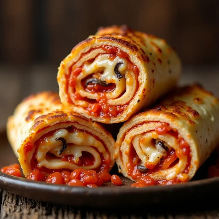 Air Fryer Pizza Wrap