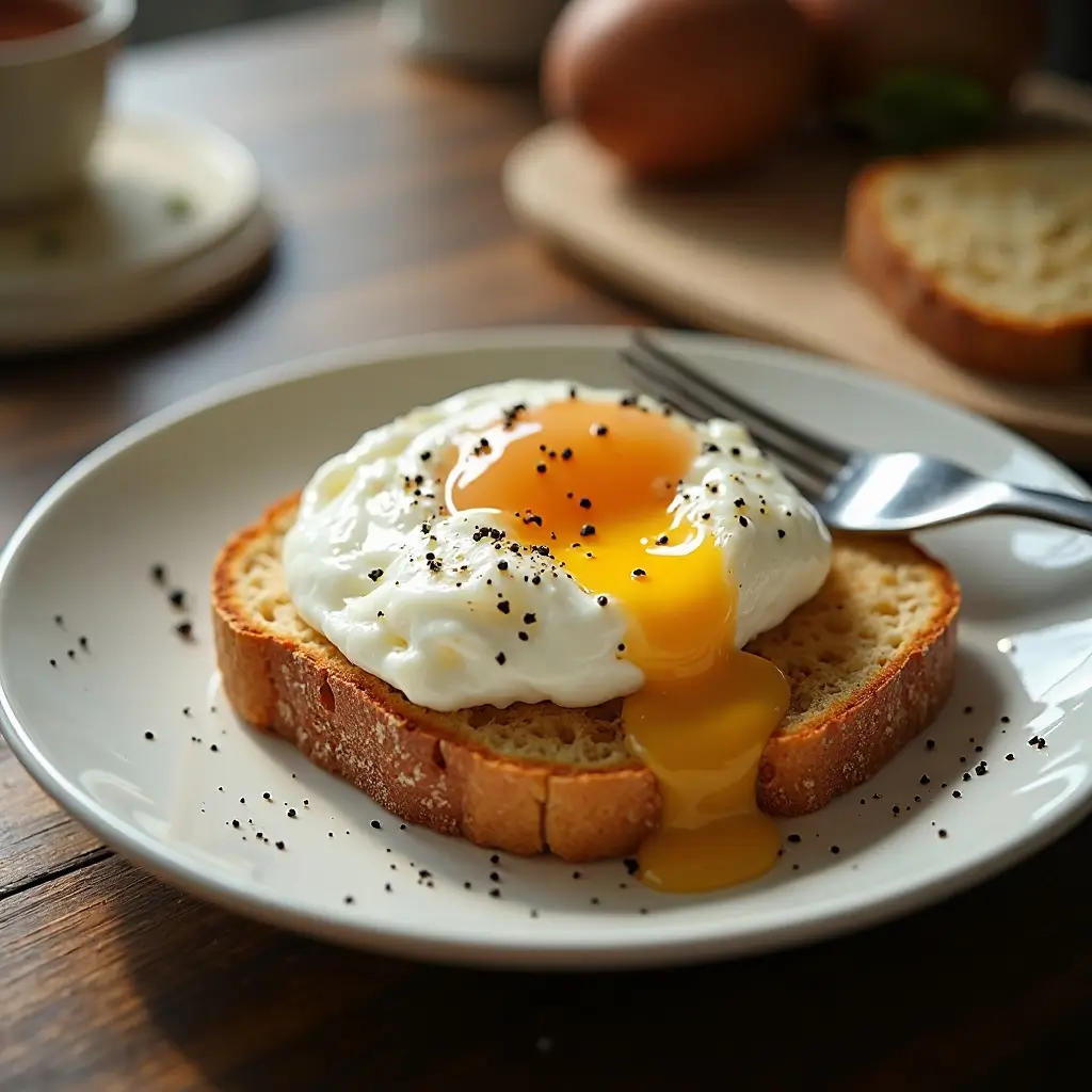 Air Fryer Poached Eggs
