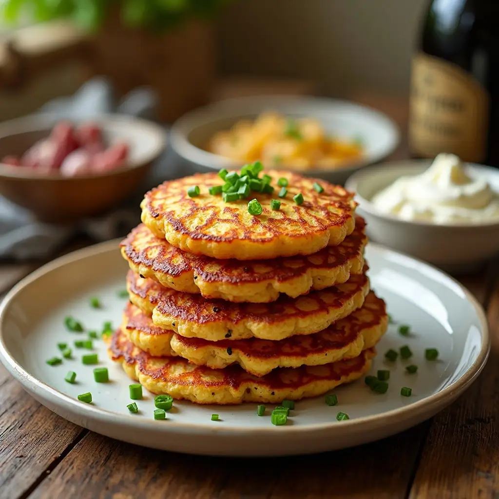 Air Fryer Potato Pancakes