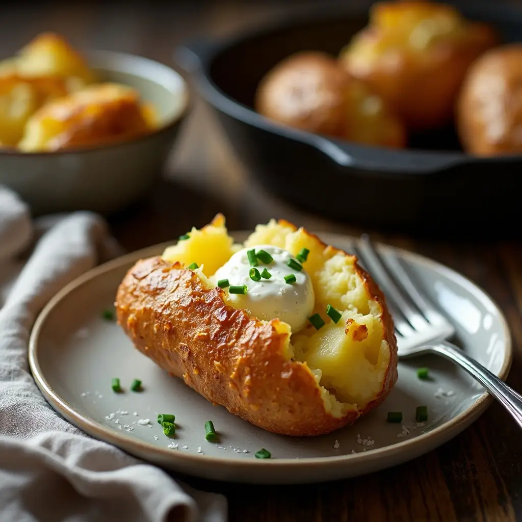 Air Fryer Potato Whole
