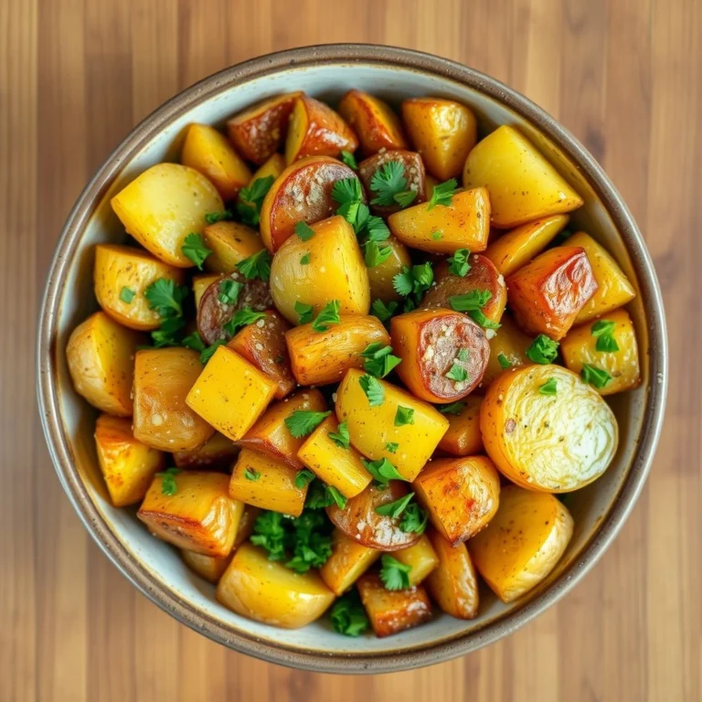 Air Fryer Potatoes and Onions