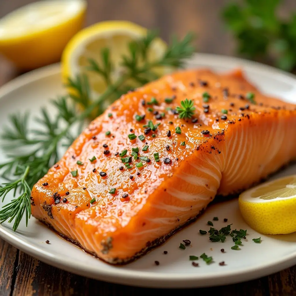 Air Fryer Salmon Crispy Skin