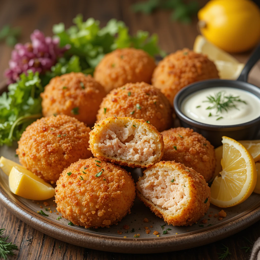 Air Fryer Salmon Croquettes